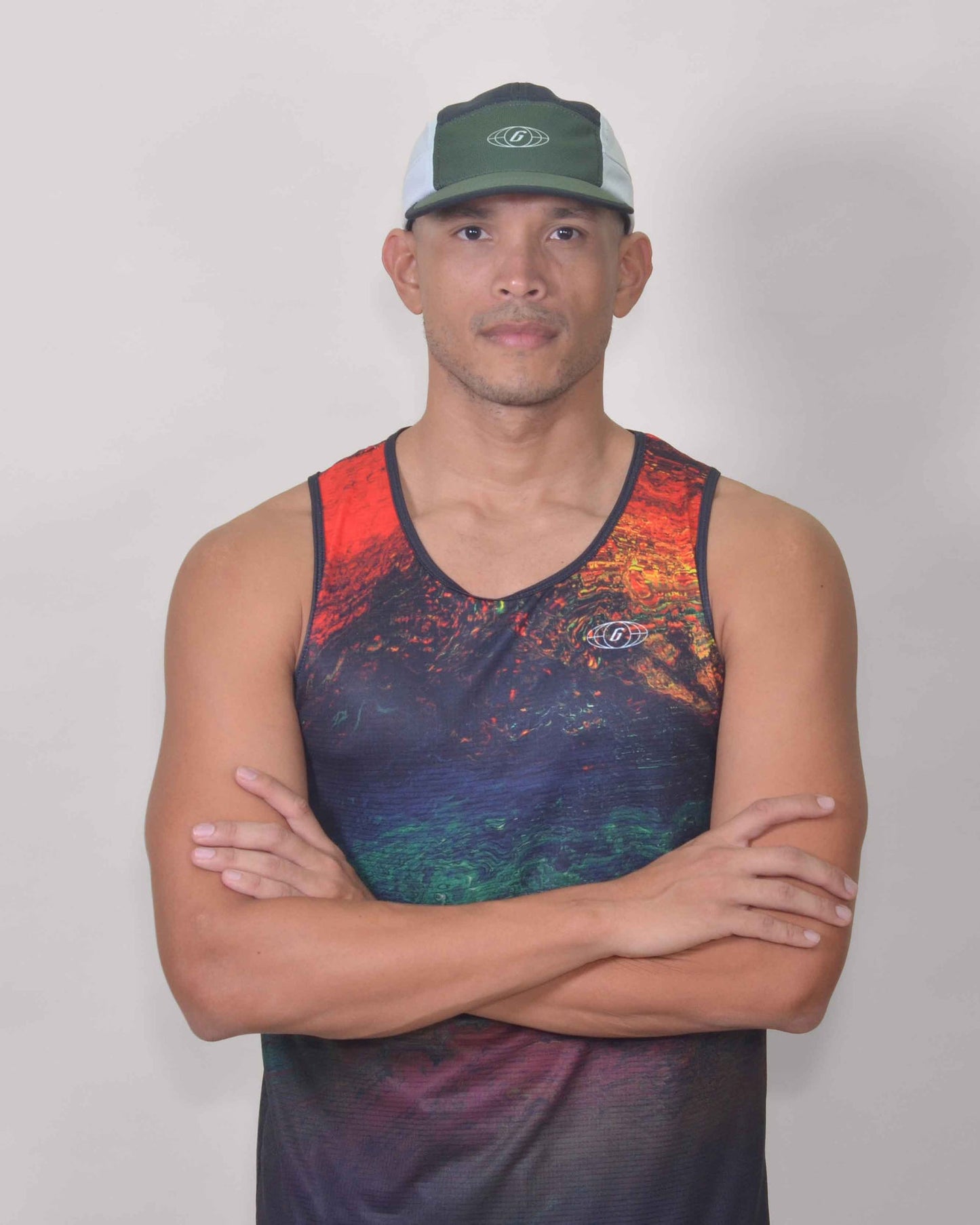 POLERA RUNNING SPACE sin mangas