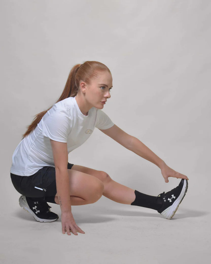 POLERA RUNNING WHITE Mujer