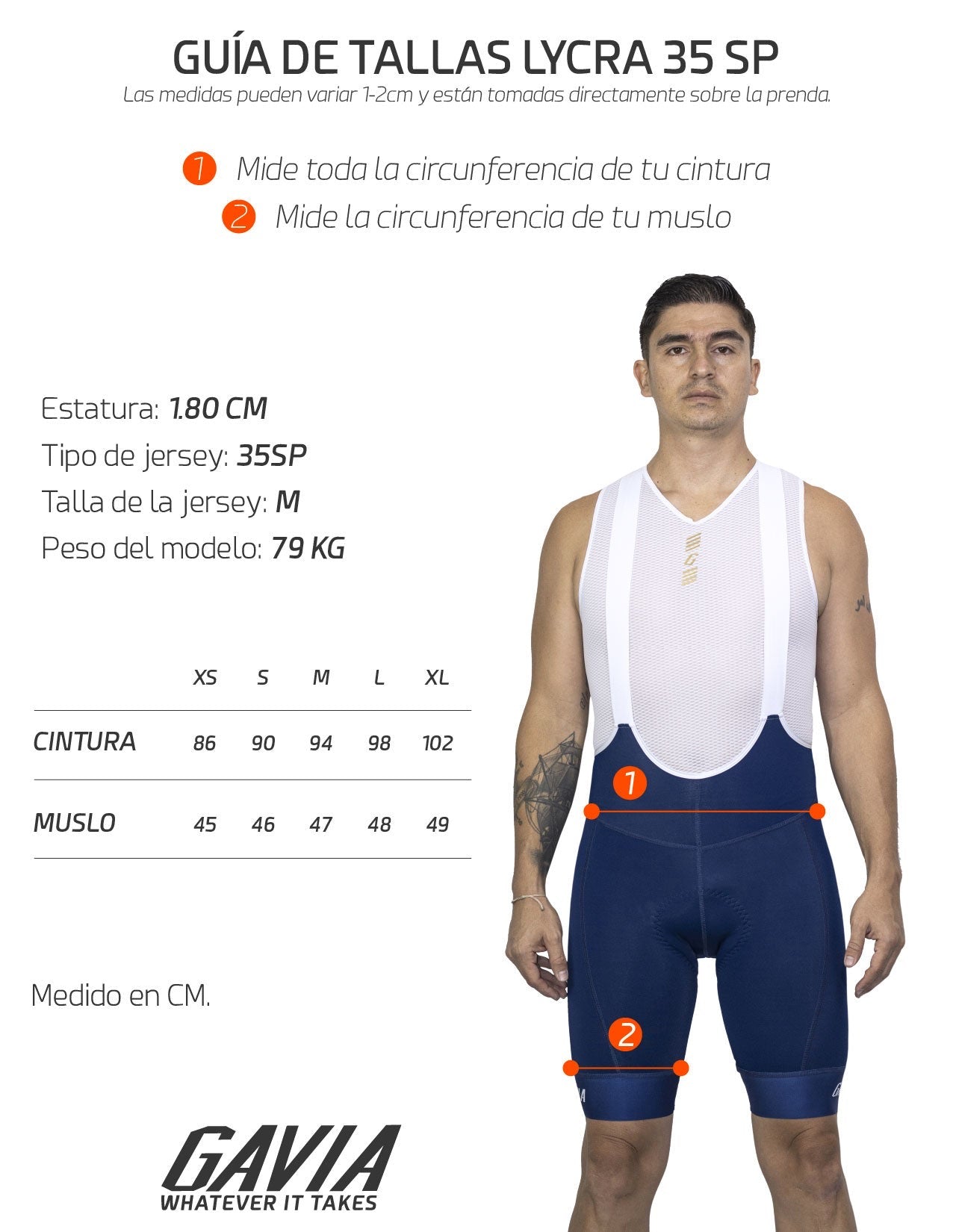 CALZA CICLISMO BIB 35SP CAFE