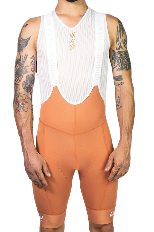 CALZA CICLISMO BIB 35SP TERRACOTA