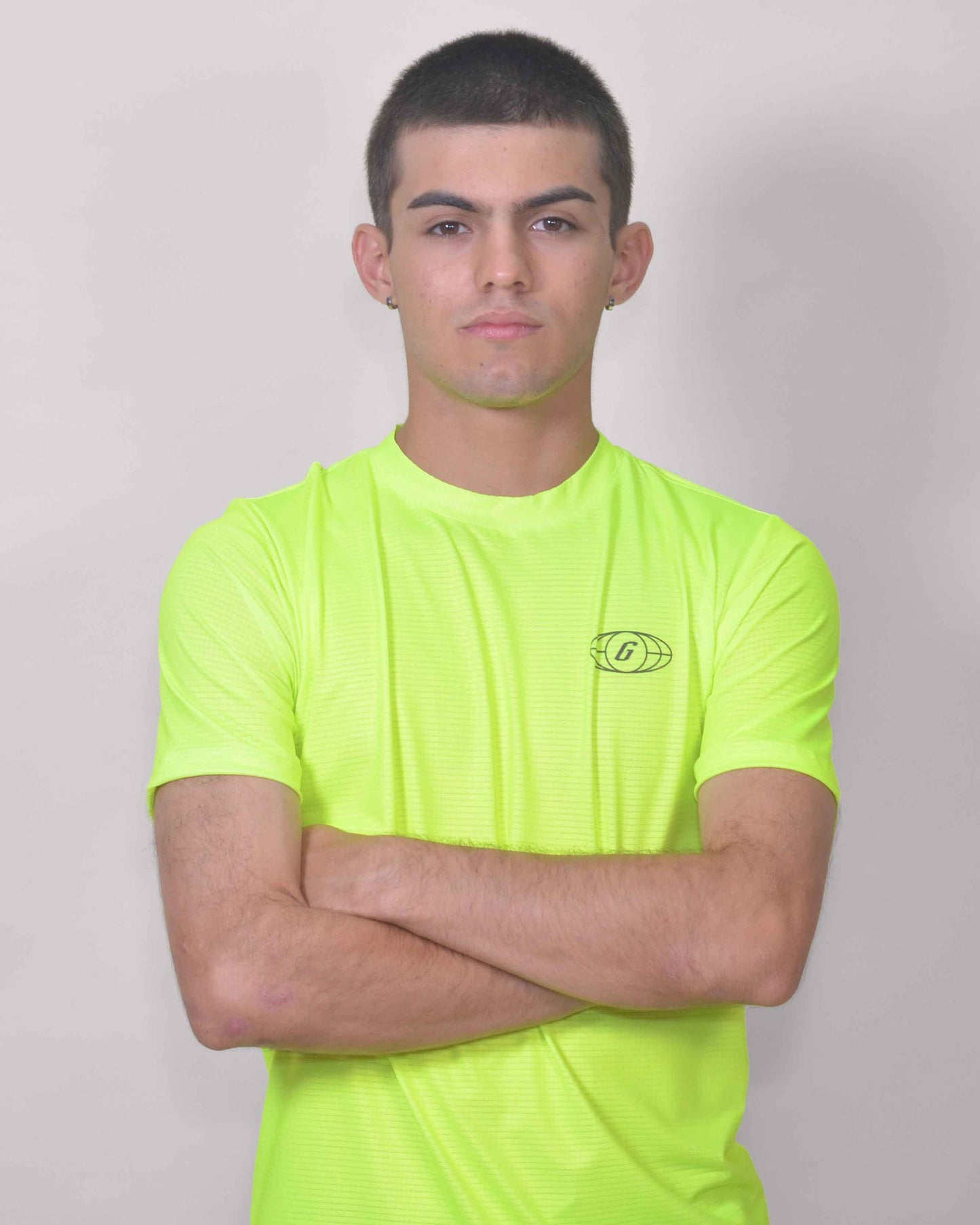 POLERA RUNNING GREEN FLOW