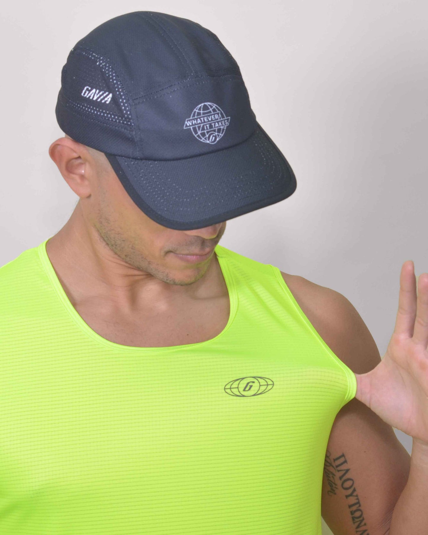 POLERA RUNNING GREEN FLOW