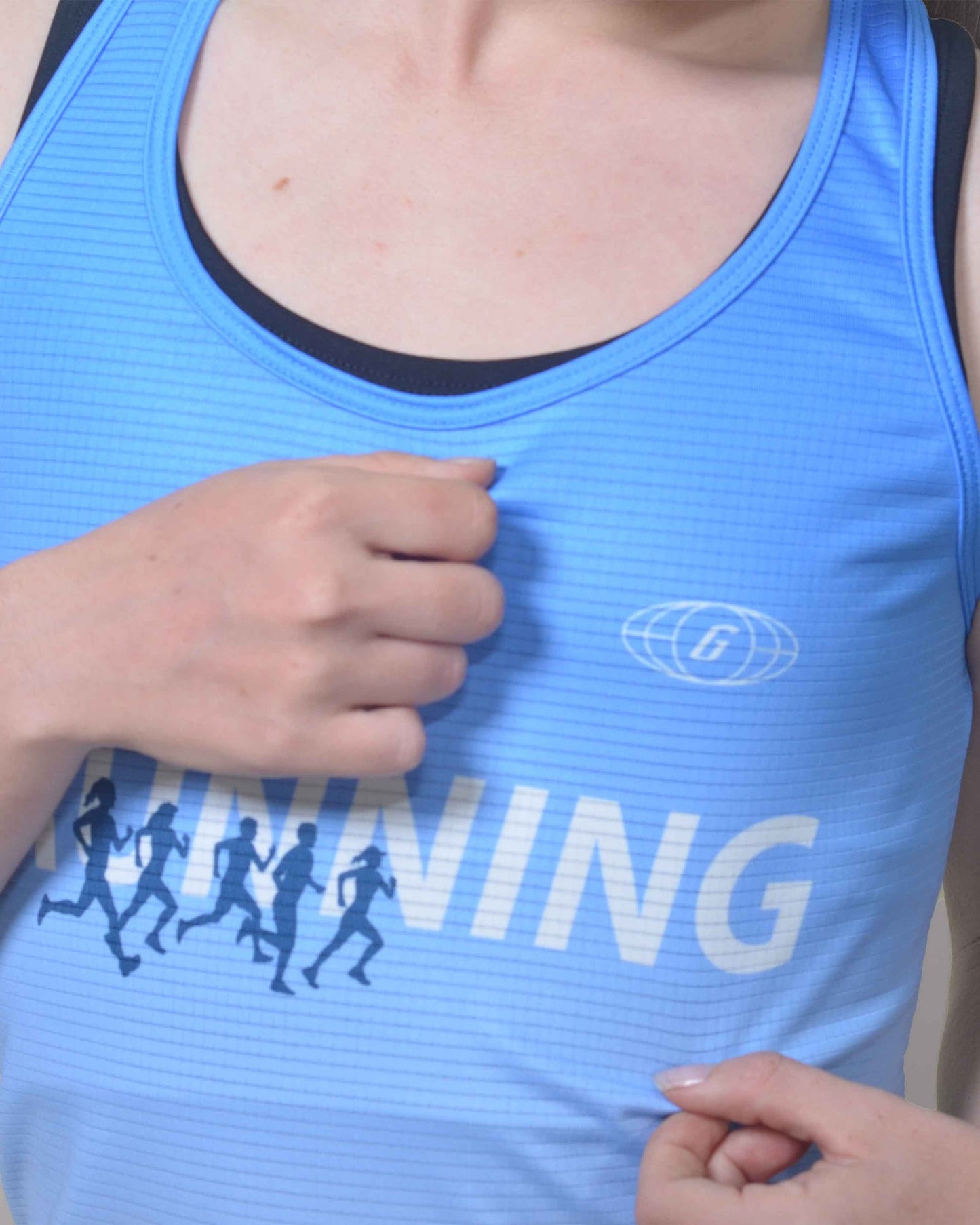 POLERA RUNNING SKIPE sin mangas