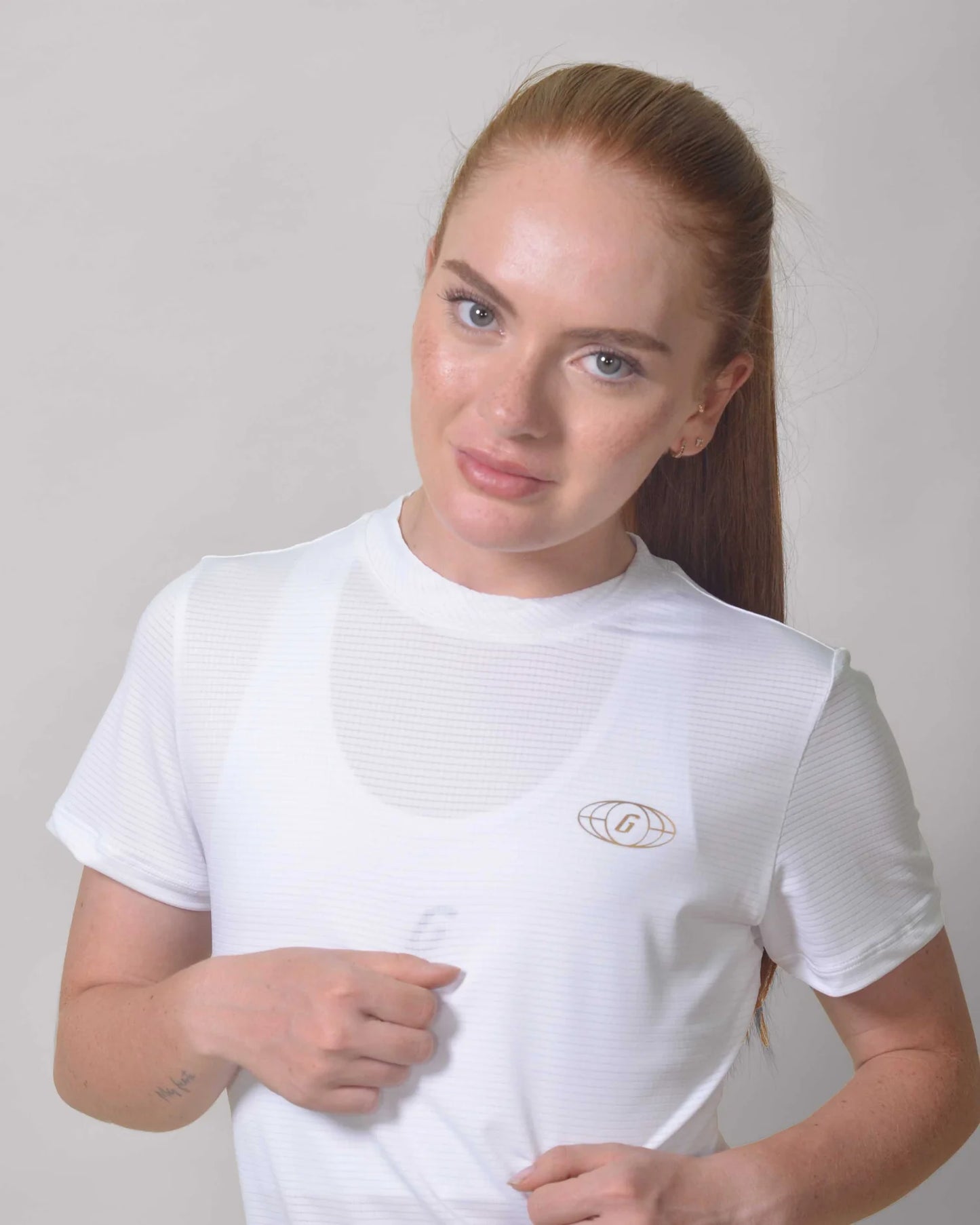 POLERA RUNNING WHITE Mujer