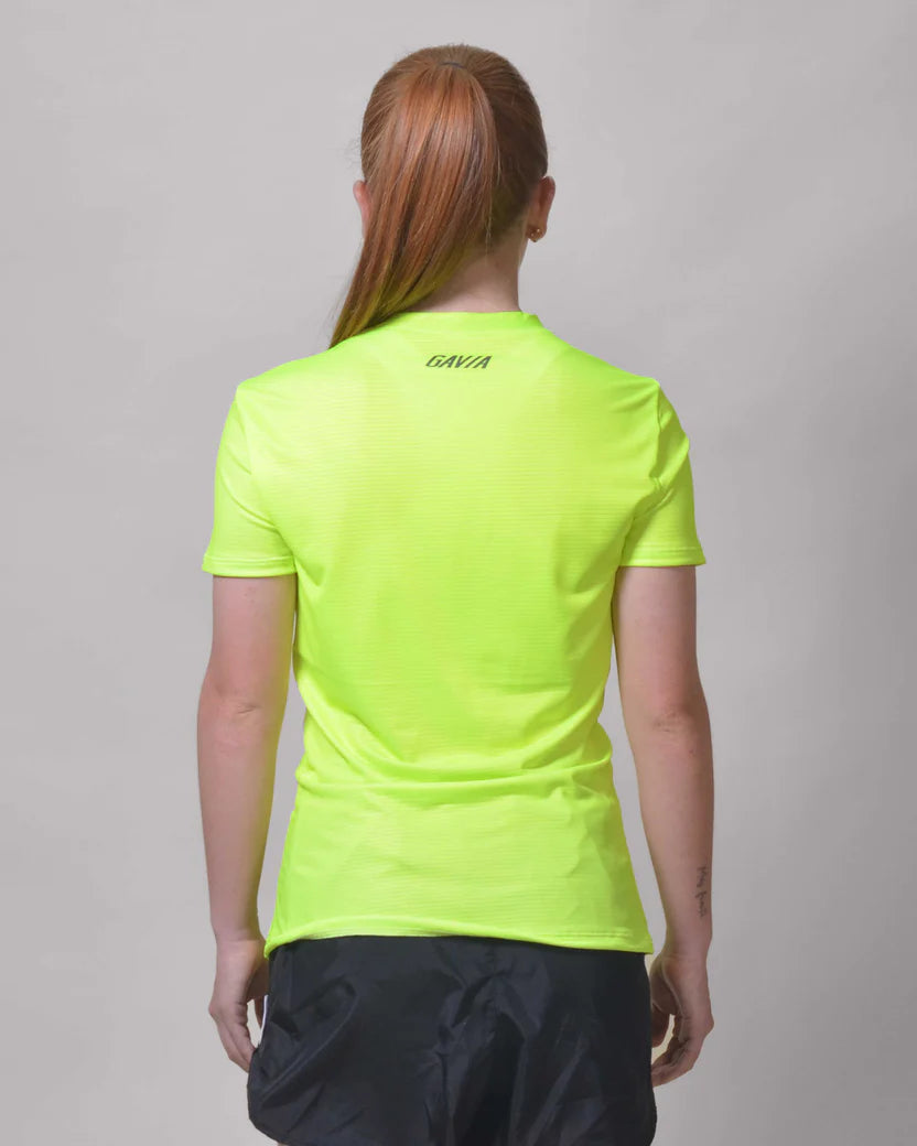 POLERA RUNNING FLOW GREEN Mujer