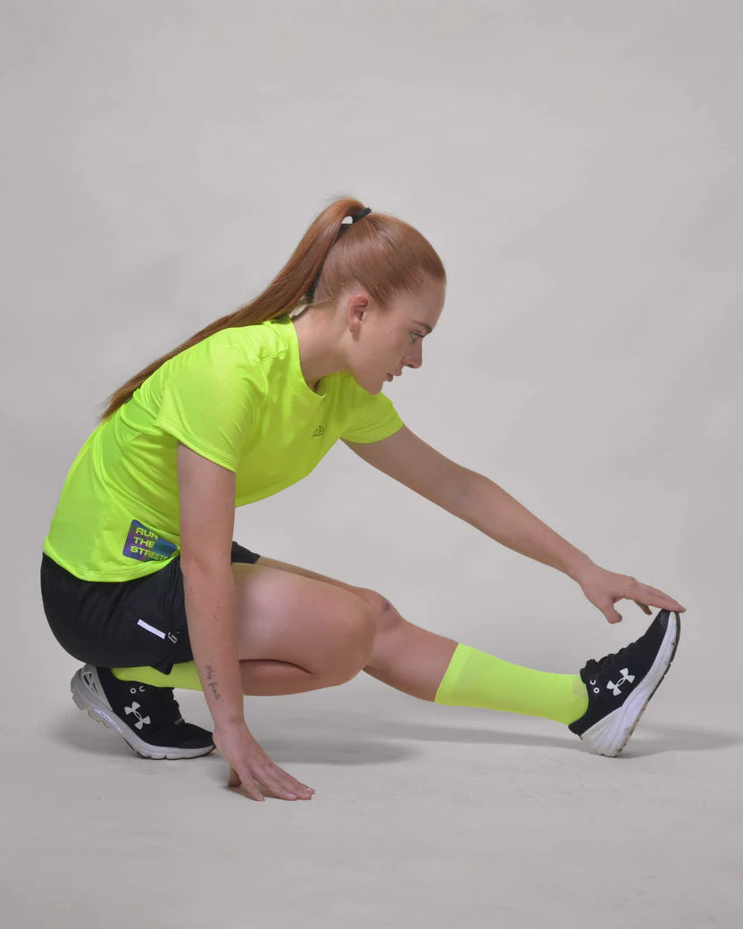 POLERA RUNNING FLOW GREEN Mujer