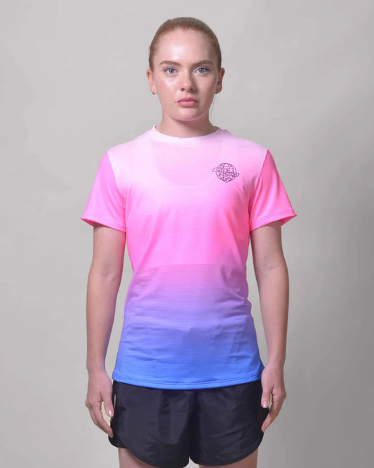 POLERA RUNNING PINK LOT Mujer