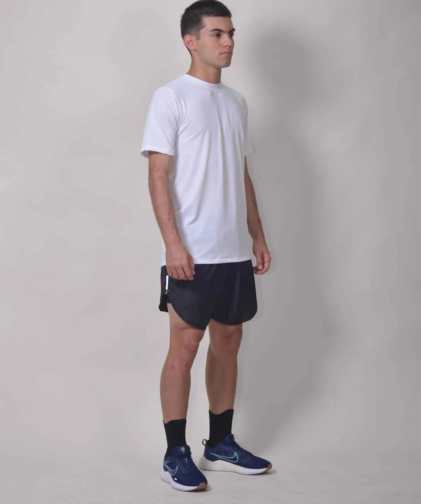 POLERA RUNNING WHITE