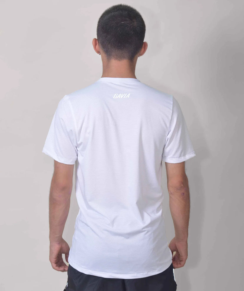 POLERA RUNNING WHITE