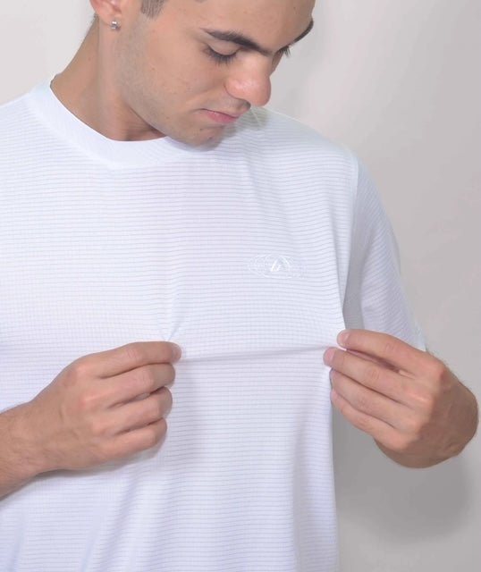 POLERA RUNNING WHITE