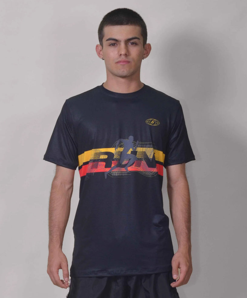 POLERA BLACK RUN