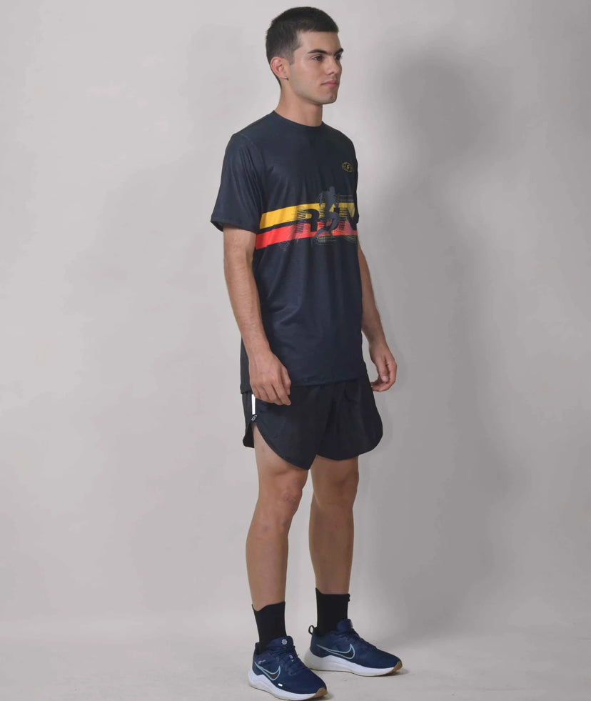 POLERA BLACK RUN