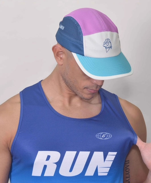 POLERA RUNNING CELESTE sin mangas