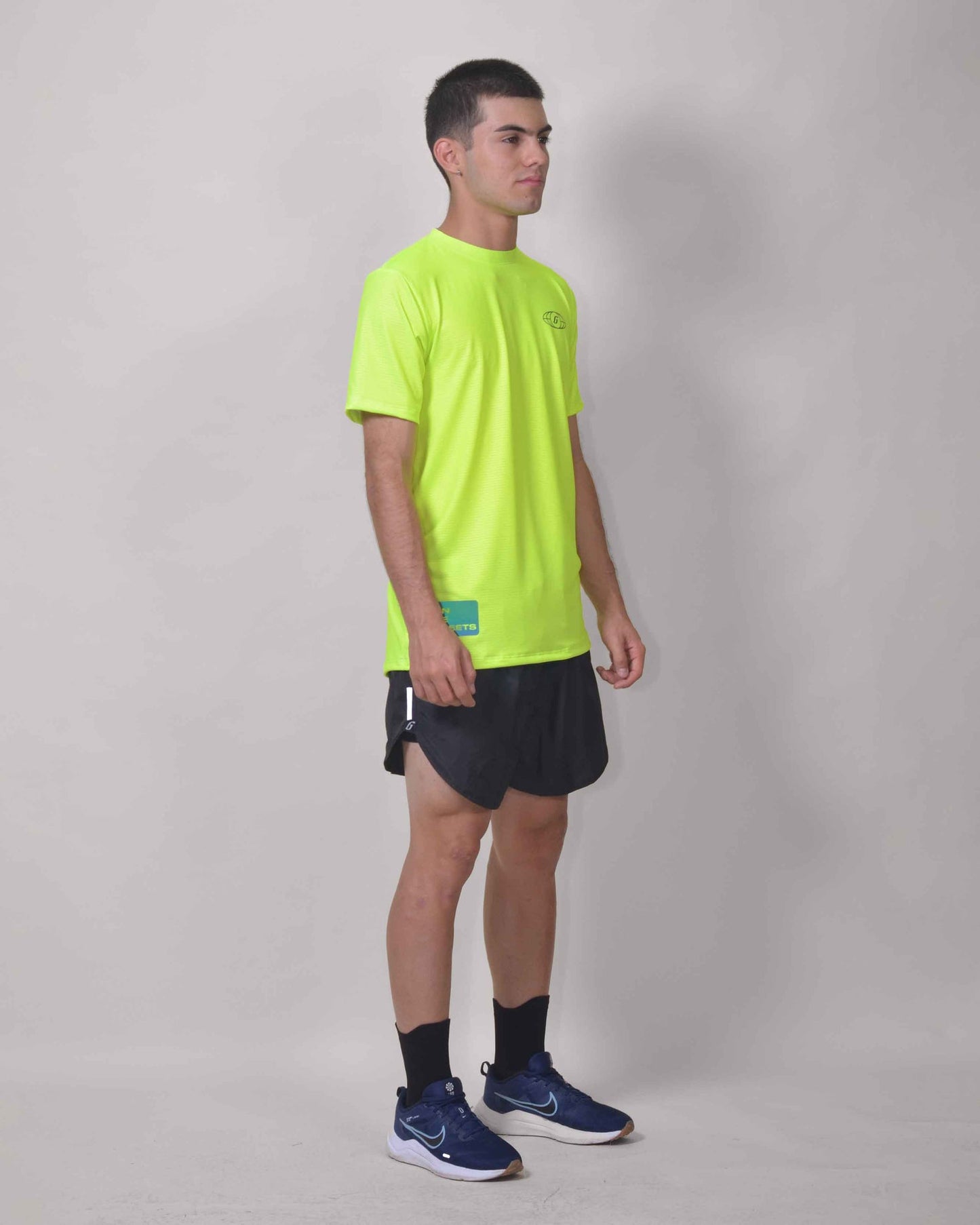 POLERA RUNNING GREEN FLOW