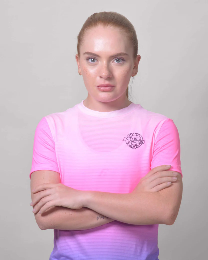 POLERA RUNNING PINK LOT Mujer