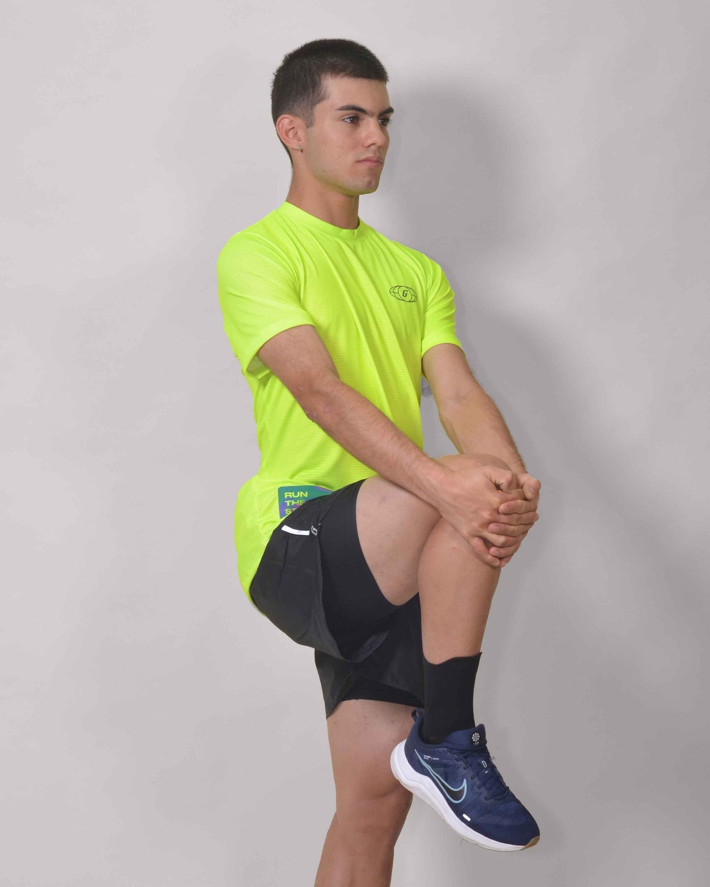 POLERA RUNNING GREEN FLOW