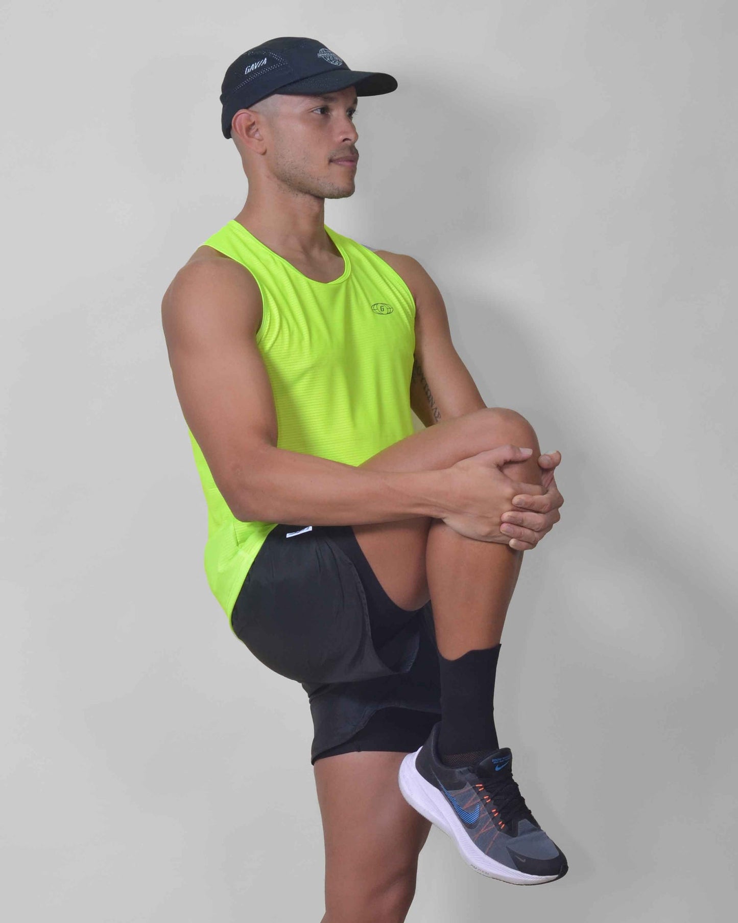 POLERA RUNNING GREEN FLOW