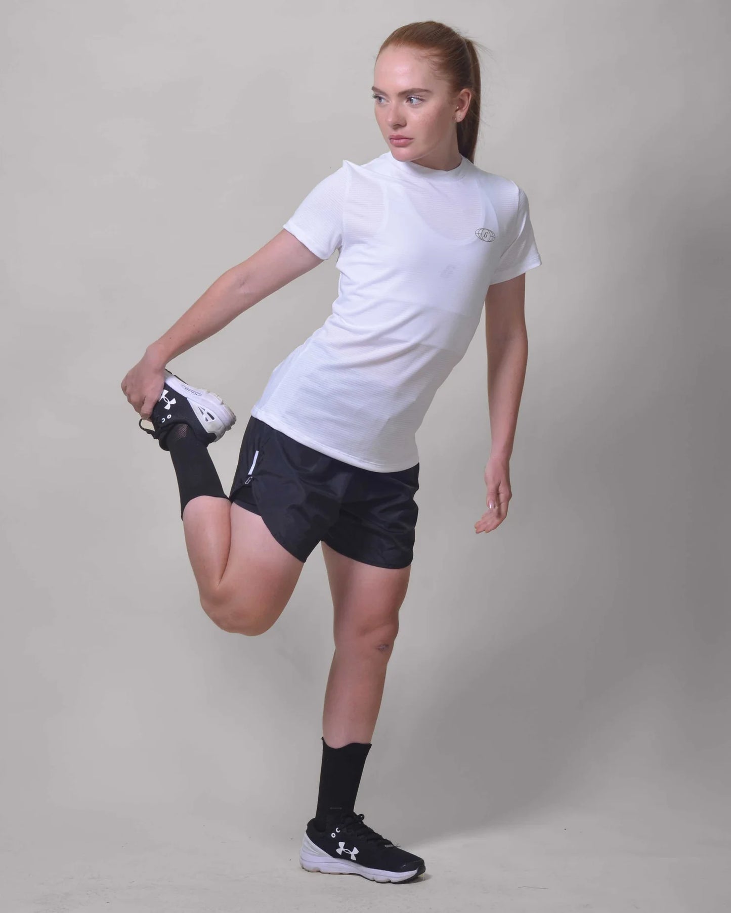 POLERA RUNNING WHITE Mujer